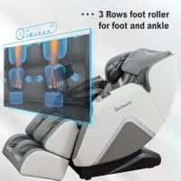 UltraSense 3D Massage Chair | Super Long SL-Track | 2 Zero Gravity Position | 12 Automatic Massage Programs | Heating Therapy | Foot Rollers | Bluetooth Speakers.