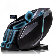 4D Massage Chair: Zero Gravity Massage Chair Full Body SL Track Recliner Chair Black